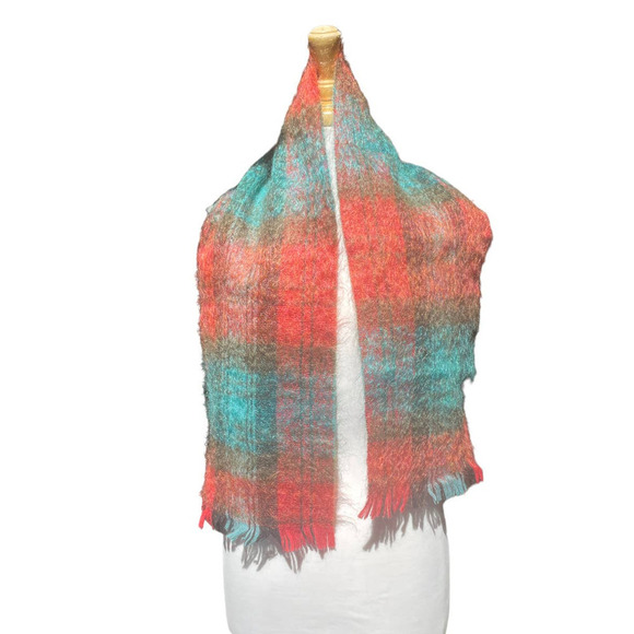 Andrew Stewart Vintage Mohair/Wool Made in Scotland Scarf - Picture 12 of 12